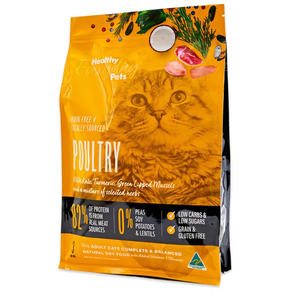 Healthy Everyday Pets Cat Food Poultry PeekAPaw Pet Supplies