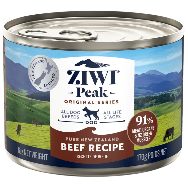 ZIWI Peak Dog Food Cans Beef  170g | PeekAPaw Pet Supplies