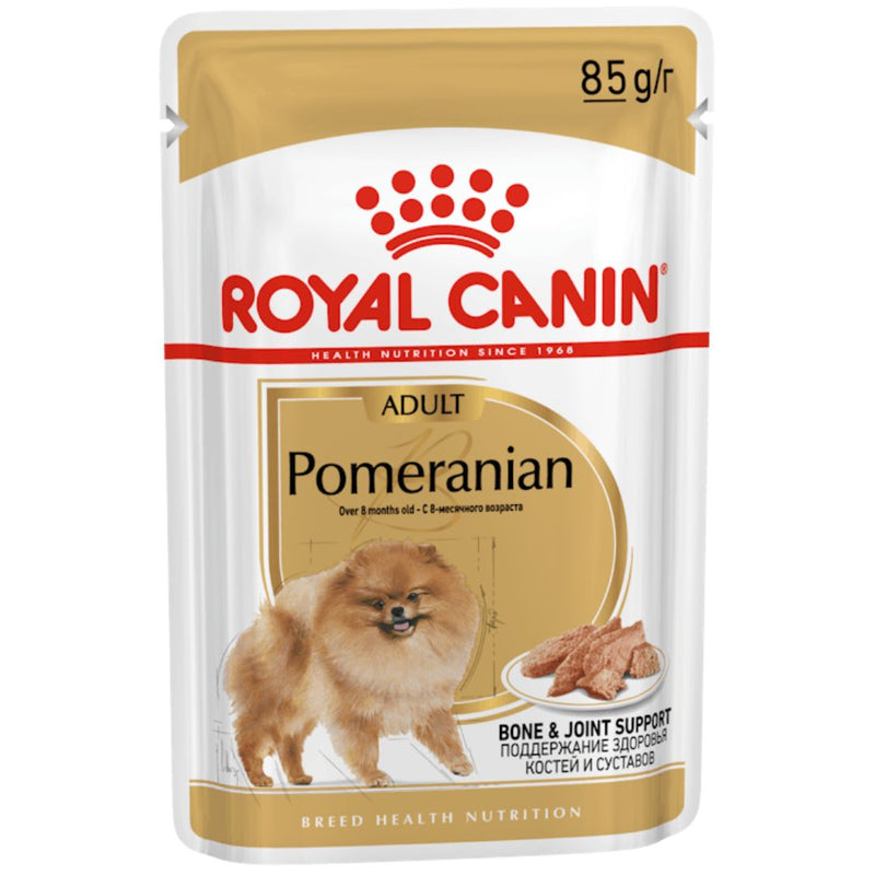 Royal Canin Pomeranian Wet Dog Food in Loaf - 85g x 12 | PeekAPaw Pet Supplies