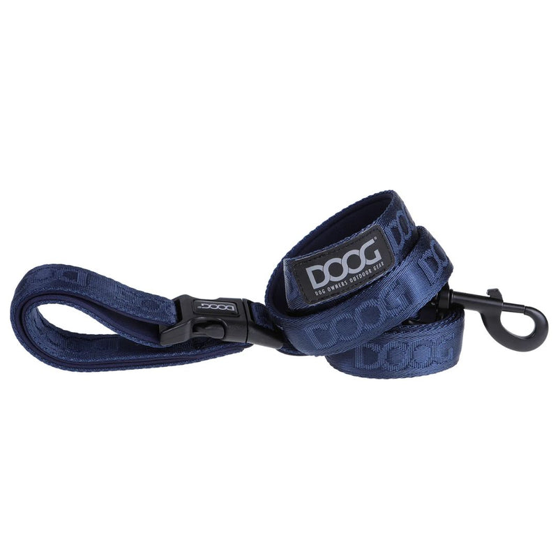 Doog Neosport Clip It Neoprene Dog Leash - Navy | PeekAPaw Pet Supplies