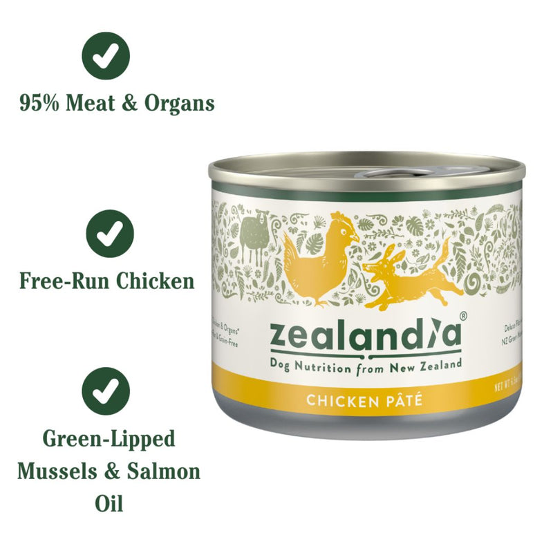 ZEALANDIA Premium Wet Dog Food Chicken Pate