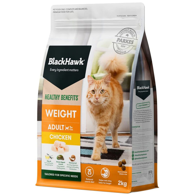 Black Hawk Healthy Benefits Adult Dry Cat Food Weight Management