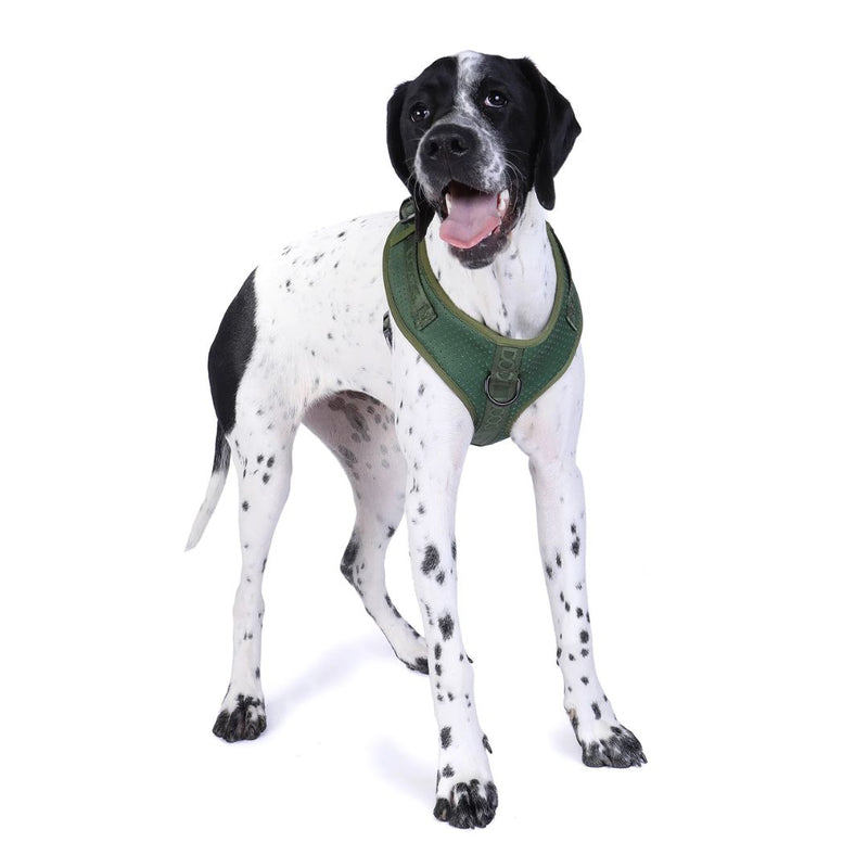 Doog Neosport Dog Soft Harness - Olive Green  | PeekAPaw Pet Supplies