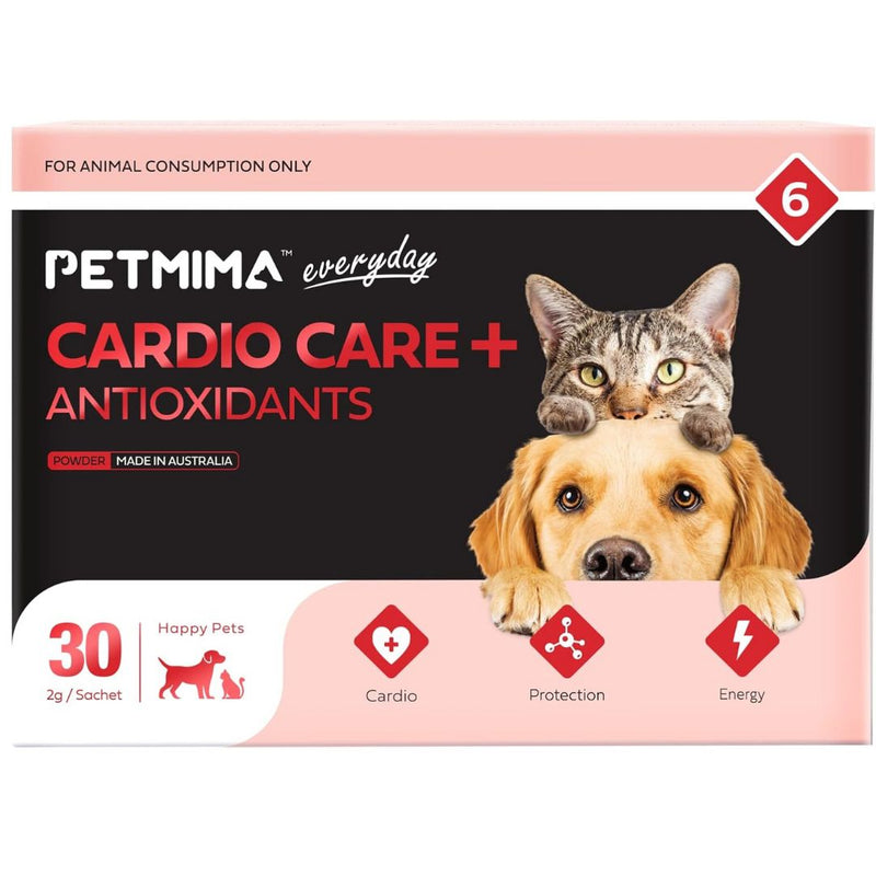 PETMIMA Cardio Care+ Antioxidants - 2gx 30 | PeekAPaw Pet Supplies