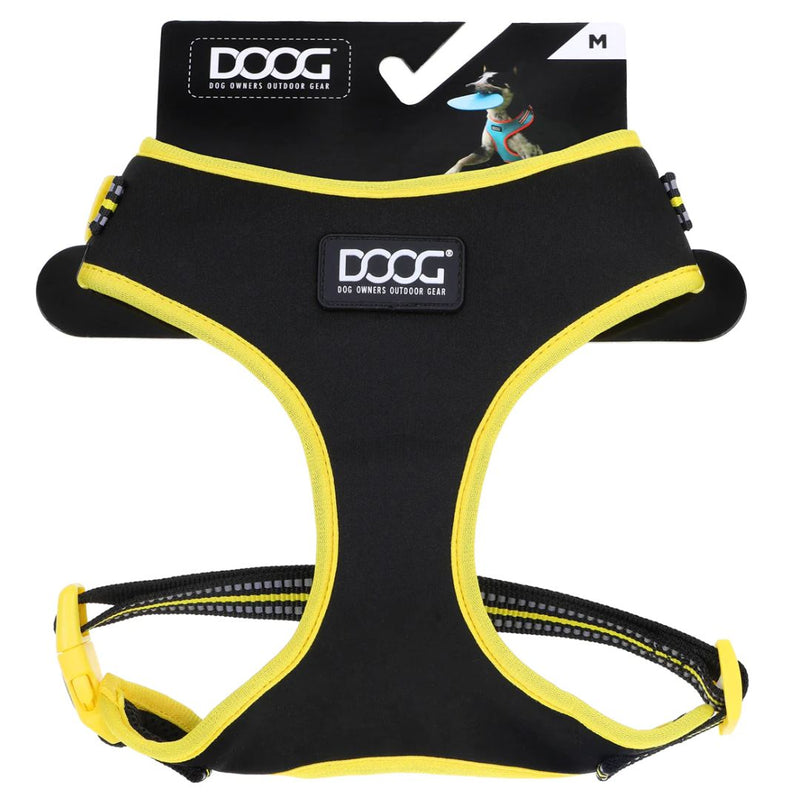 Doog Neoflex Soft Dog Harness - (Neon High Vis) Bolt - Medium | PeekAPaw Pet Supplies