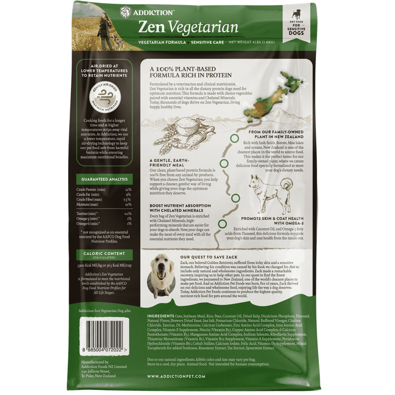 ADDICTION Zen Vegetarian Dry Dog Food