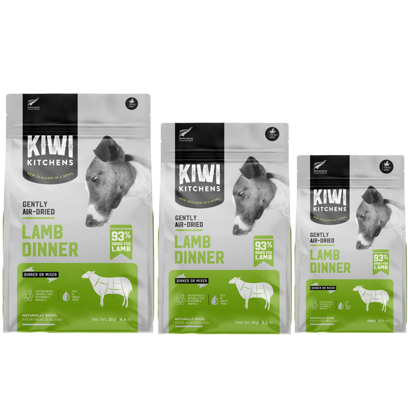 Kiwi Kitchens Air Dried Dog Food Lamb Dinner