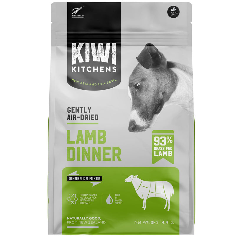 Kiwi Kitchens Air Dried Dog Food Lamb Dinner