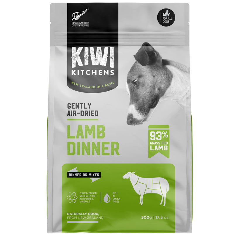 Kiwi Kitchens Air Dried Dog Food Lamb Dinner