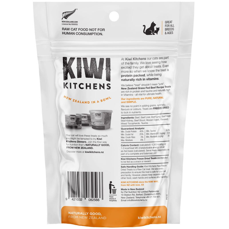 Kiwi Kitchens Freeze-Dried Cat Treat Beef