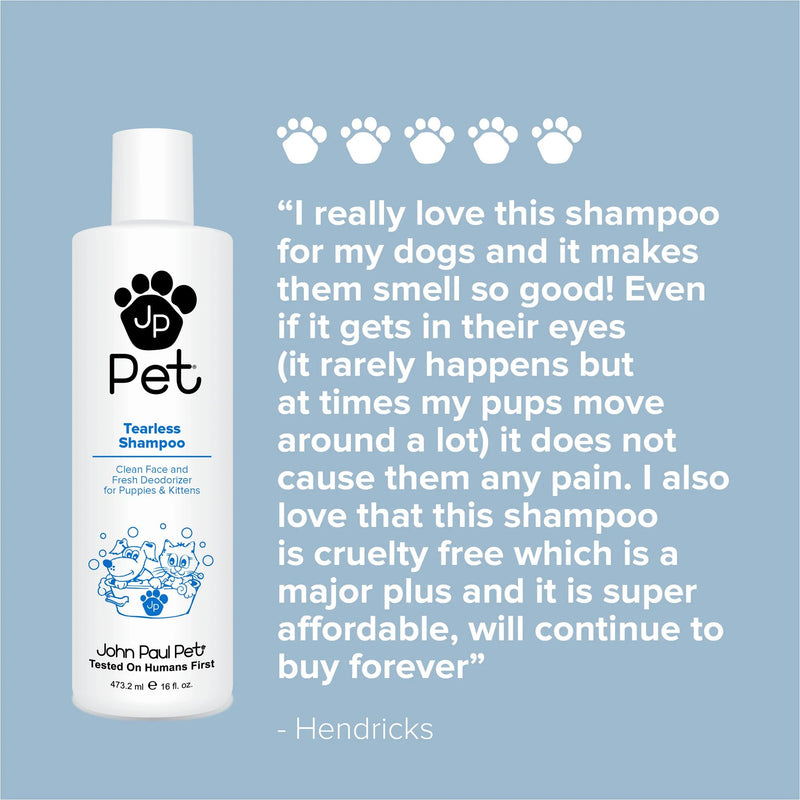 John Paul Pet Tearless Puppy & Kitten Shampoo for Suitable for Sensitive Skin