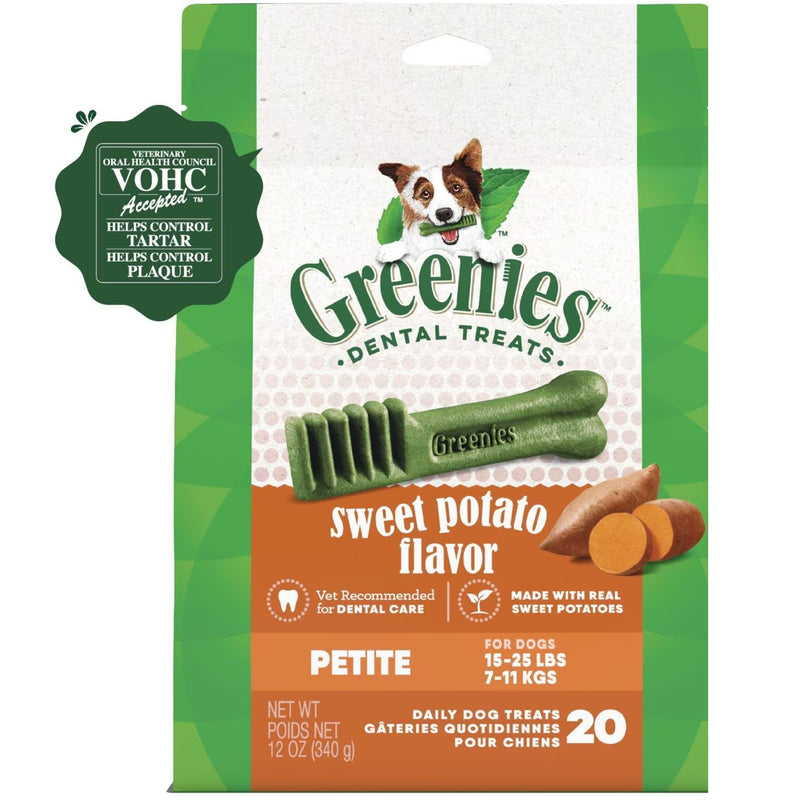 Greenies Sweet Potato Petite(7-11kg) Dental Dog Treats