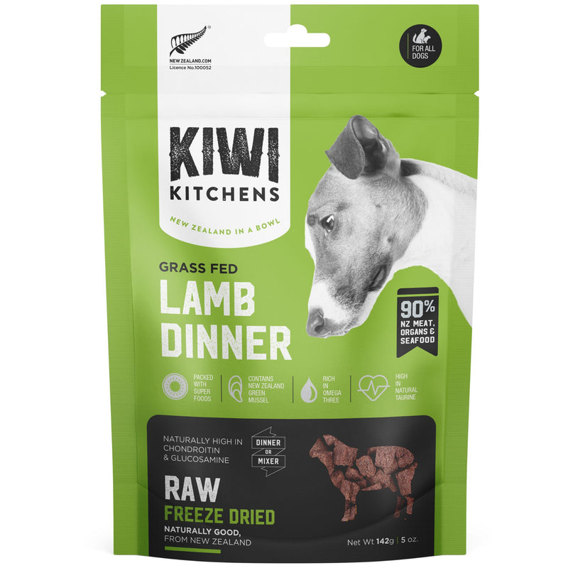 Kiwi Kitchens Freeze-Dried Dog Food Lamb Dinner