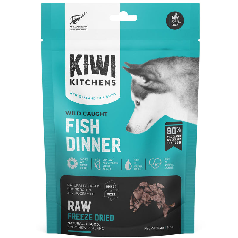 Kiwi Kitchens Freeze-Dried Dog Food White Fish Dinner