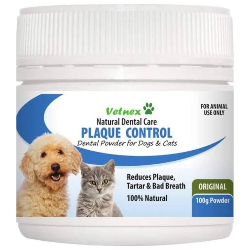 Vetnex Plaque Control Natural Dental Care Powder Original for Dogs & Cats