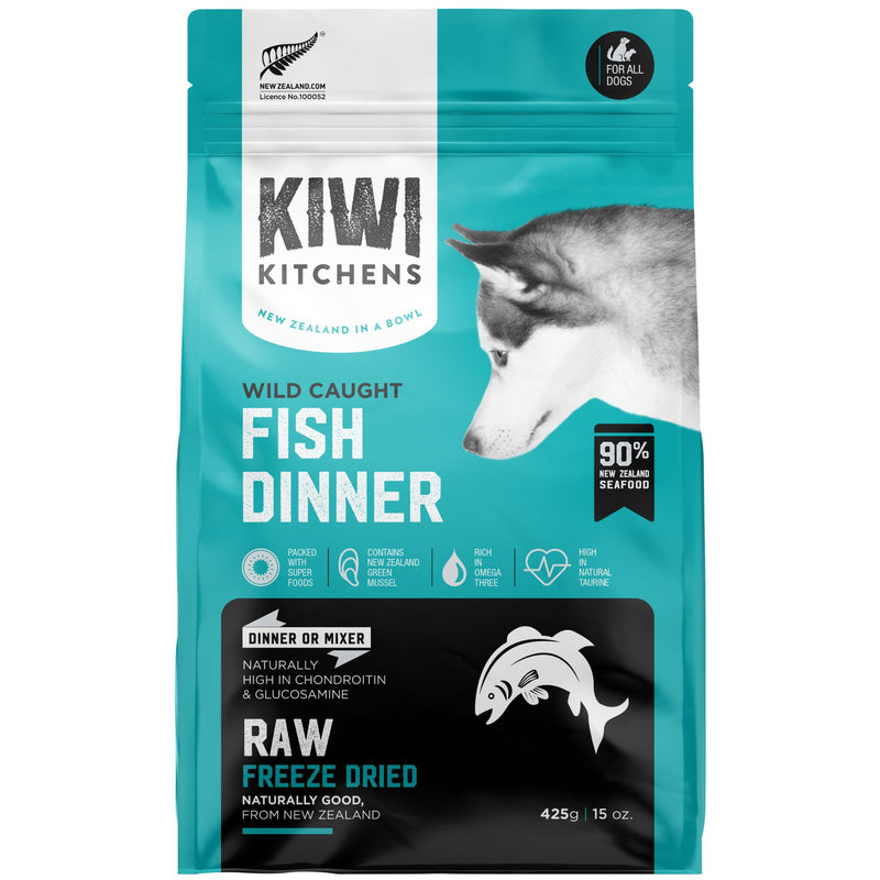 Kiwi Kitchens Freeze-Dried Dog Food White Fish Dinner