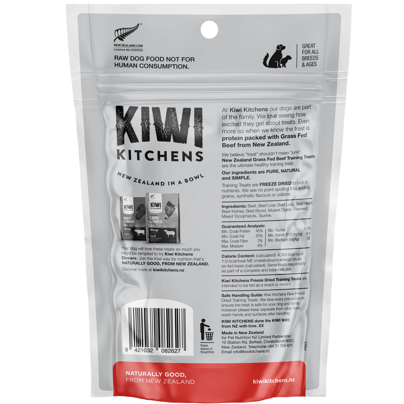 Kiwi Kitchens Freeze-Dried Dog Training Treat Beef