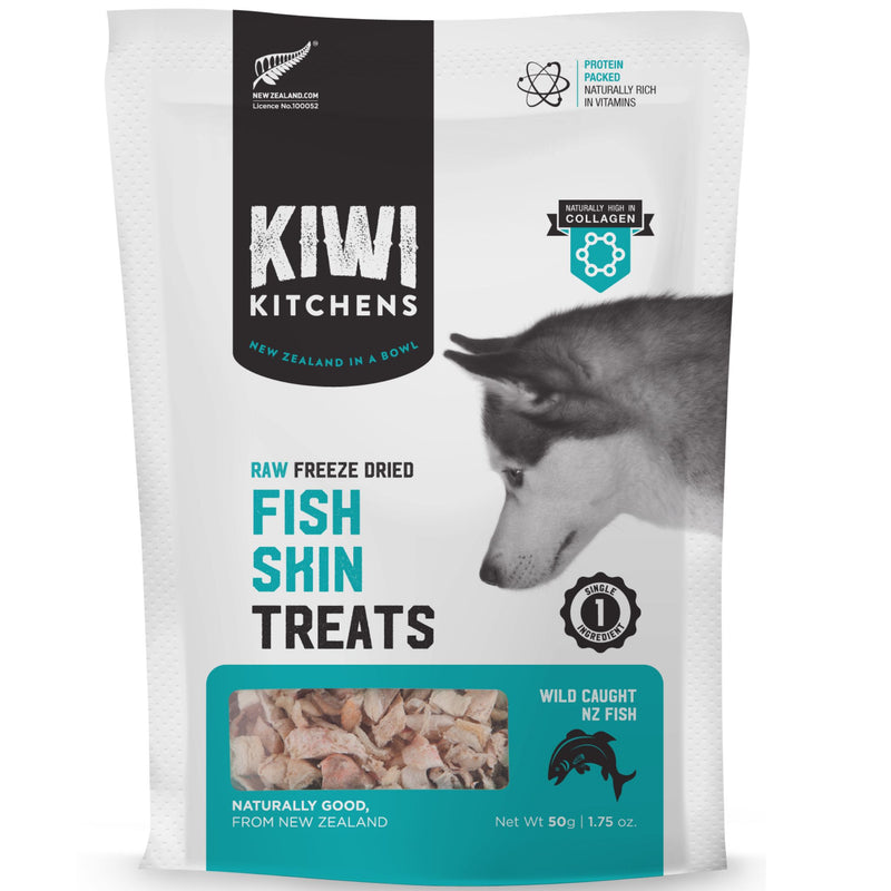 Kiwi Kitchens Freeze-Dried Dog Treat Fish Skin