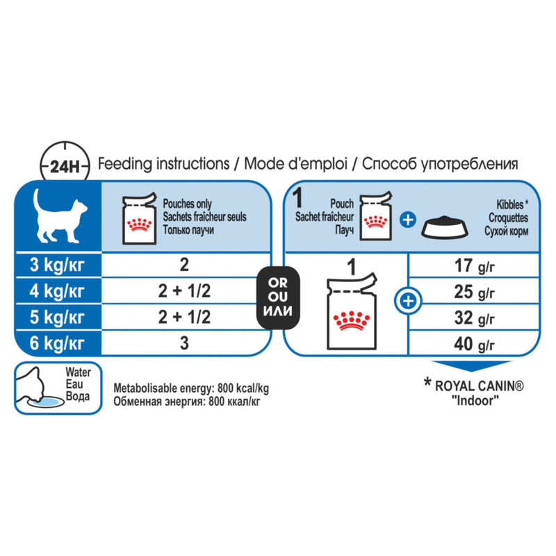 Royal Canin Wet Cat Food Indoor Gravy