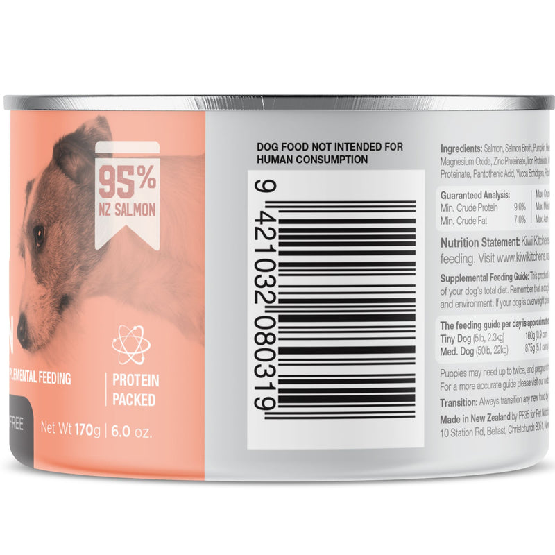 Kiwi Kitchens Canned Dog Food Salmon Topper