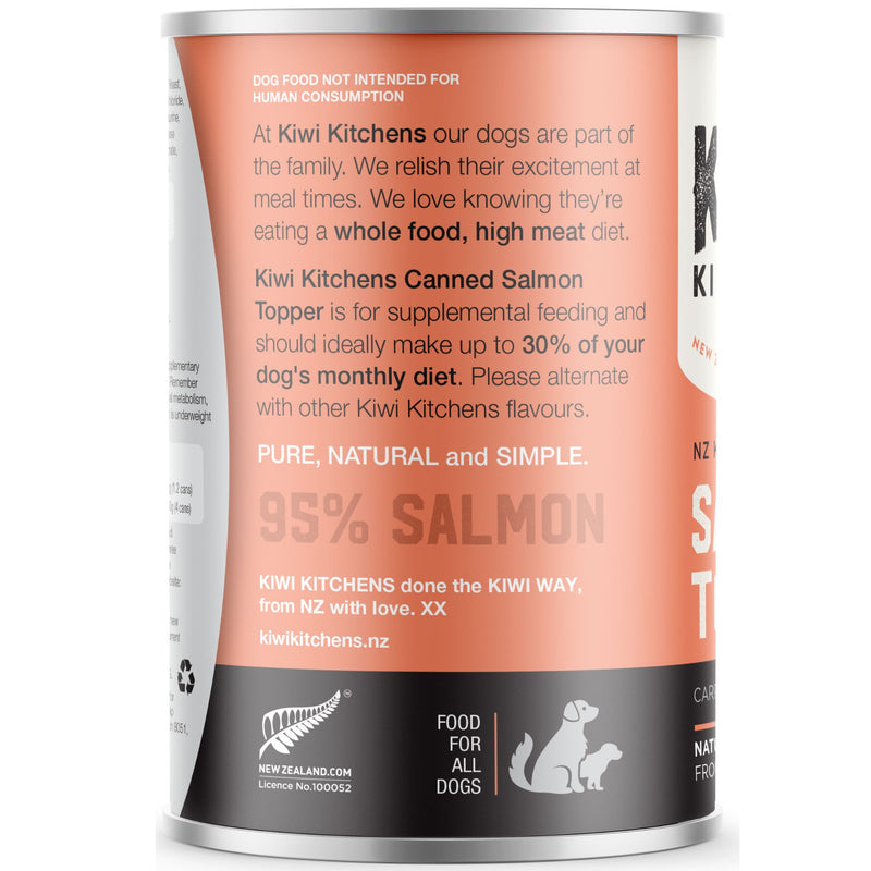 Kiwi Kitchens Canned Dog Food Salmon Topper