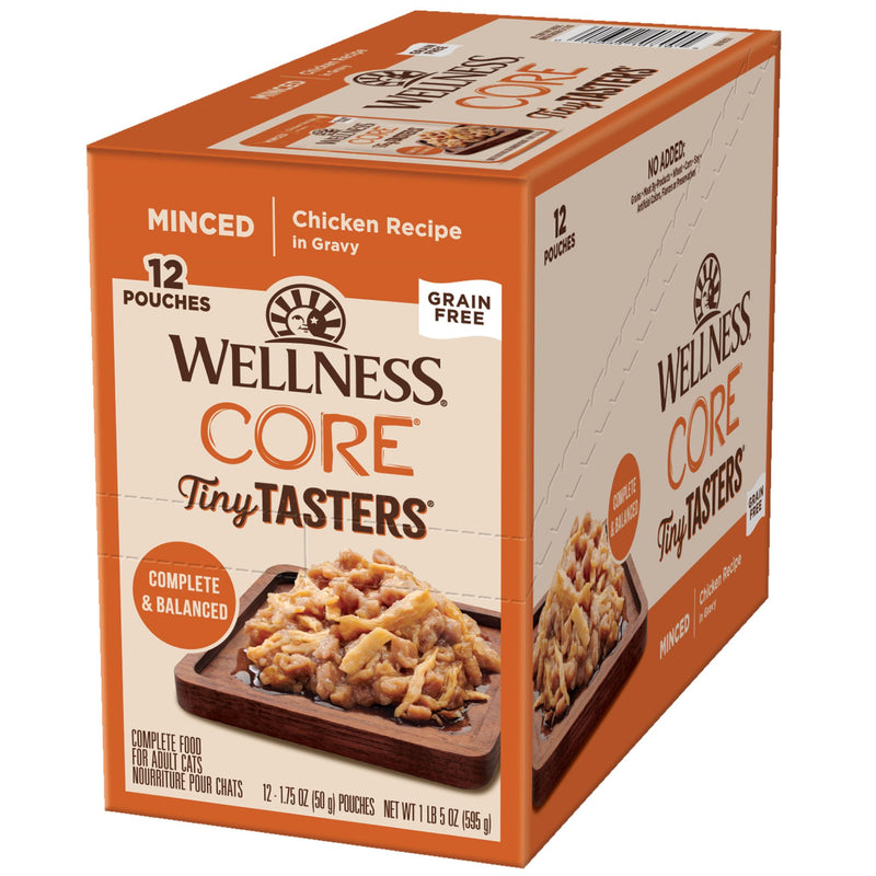 Wellness Core Wet Cat Food Tiny Tasters Minced Chicken