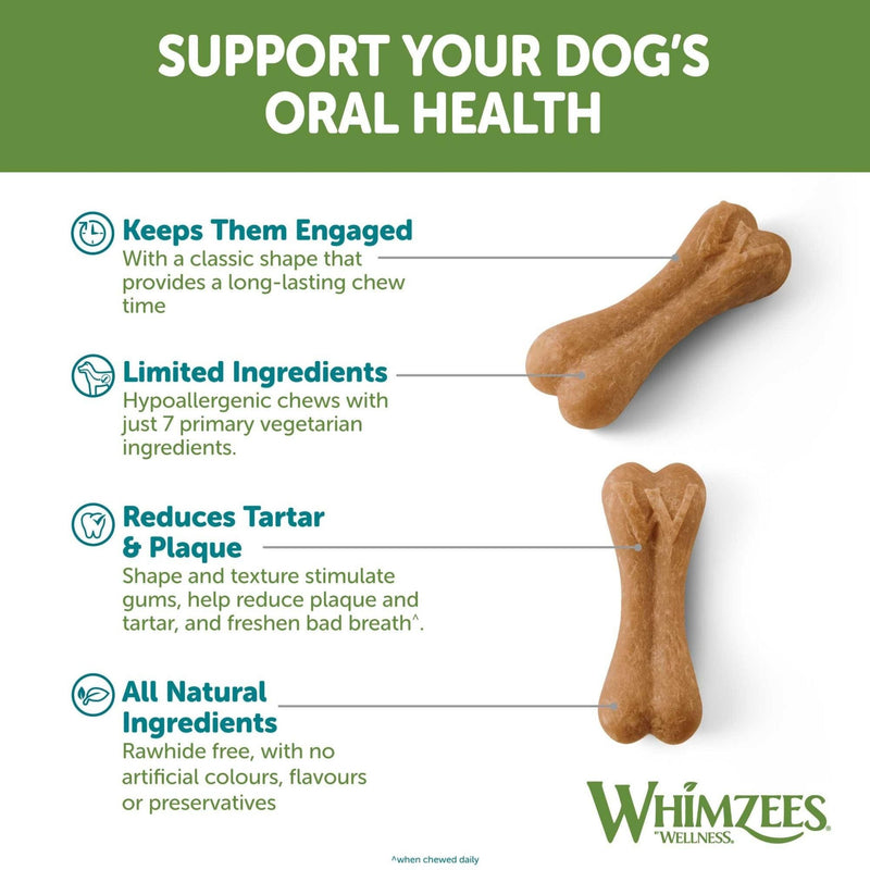 Whimzees Dental Dog Treats Ricebone