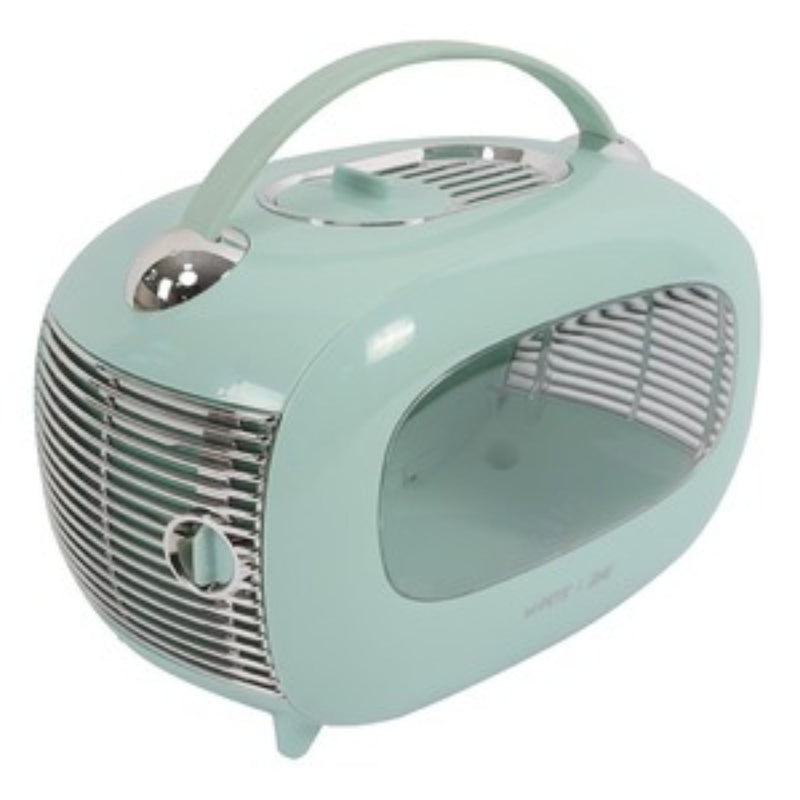 M-Pets SIXTIES Classic Pet Carrier Blue | PeekAPaw Pet Supplies