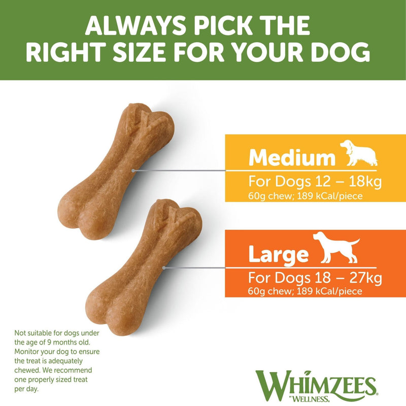 Whimzees Dental Dog Treats Ricebone