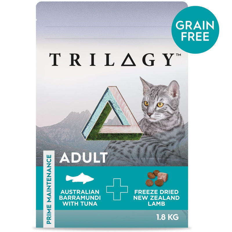 Trilogy Dry Adult Cat Food Australian Barramundi with Tuna + Freeze Dried Lamb