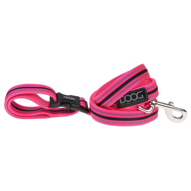 Doog Clip It Neoprene Dog Leash - (Neon High Vis) Lady| PeekAPaw Pet Supplies