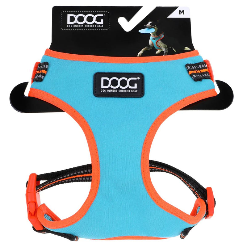 Doog Neoflex Soft Dog Harness - (Neon High Vis) Beethoven - Medium| PeekAPaw Pet Supplies