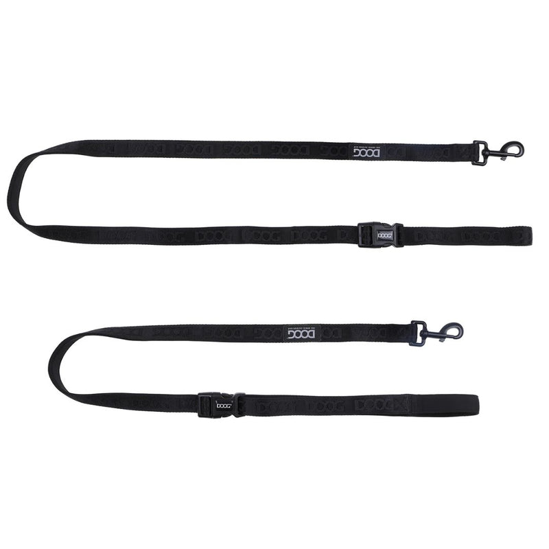 Doog Neosport Clip It Neoprene Dog Leash - Black | PeekAPaw Pet Supplies