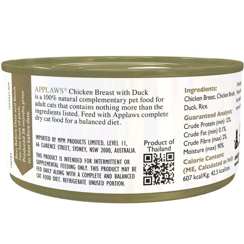 Applaws Natural Wet Cat Food Chicken Breast with Duck