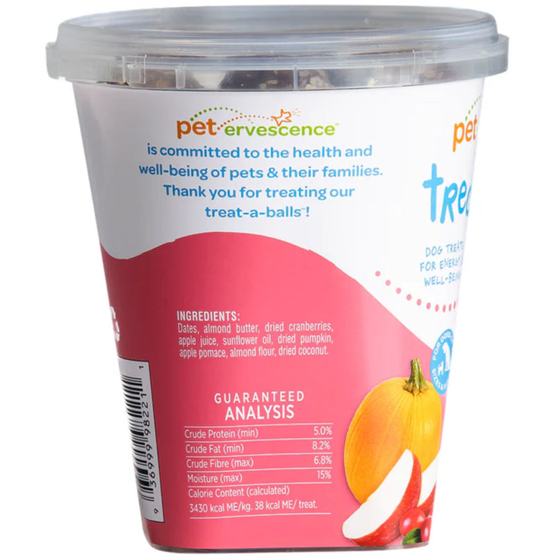 Pet Ervescence Treat-a-Balls Cranberry, Pumpkin & Apple Dog Treats