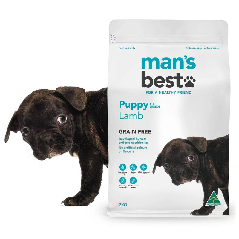 Mans Best Puppy Dog Food Lamb