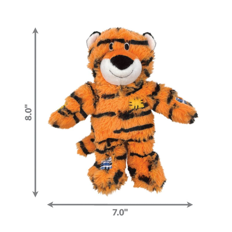 KONG Dog Toys Wild Knots Tiger  | PeekAPaw Pet Supplies