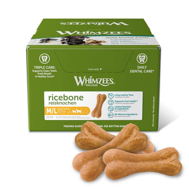 Whimzees Dental Dog Treats Ricebone