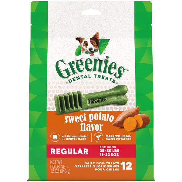 Greenies Sweet Potato Regular(11-22kg) Dental Dog Treats