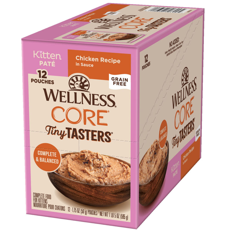 Wellness Core Wet Cat Food Tiny Tasters Kitten Chicken Pate