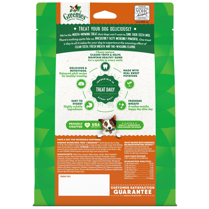 Greenies Sweet Potato Regular(11-22kg) Dental Dog Treats