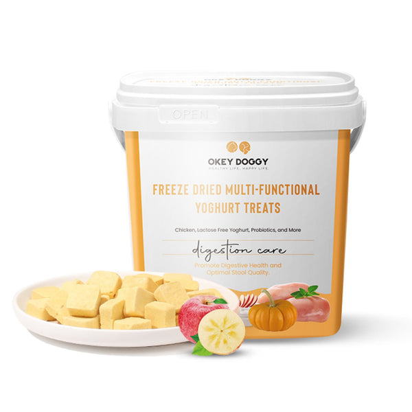 Okey Doggy Freeze Dried Multi-Functional Yoghurt Treats for Dogs & Cats Digestion Care