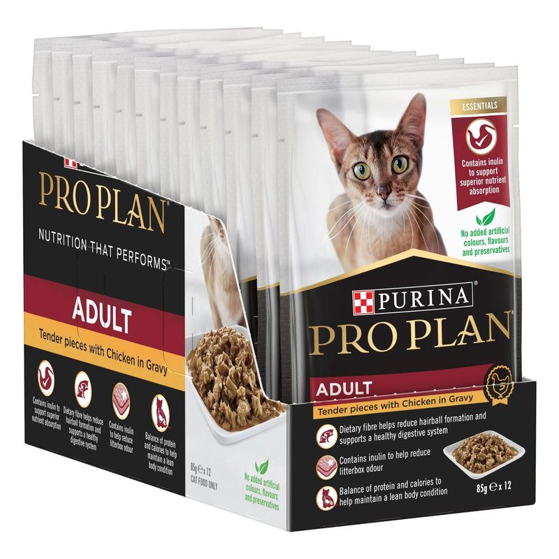 PRO PLAN Adult Chicken in Gravy Wet Cat Food