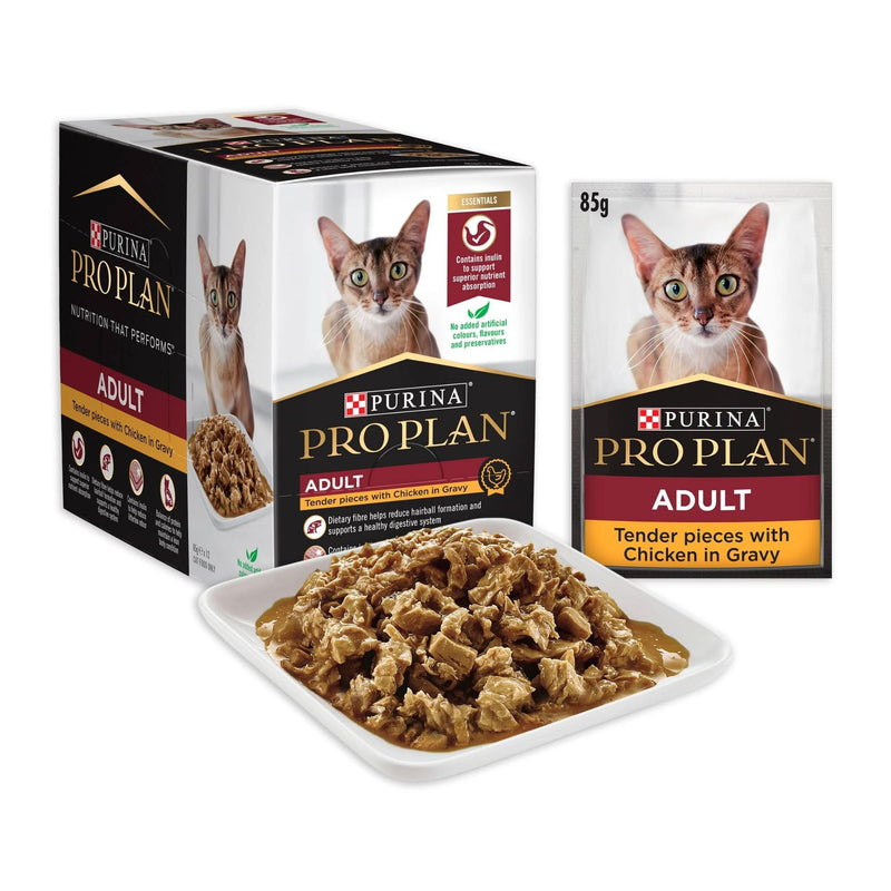 PRO PLAN Adult Chicken in Gravy Wet Cat Food