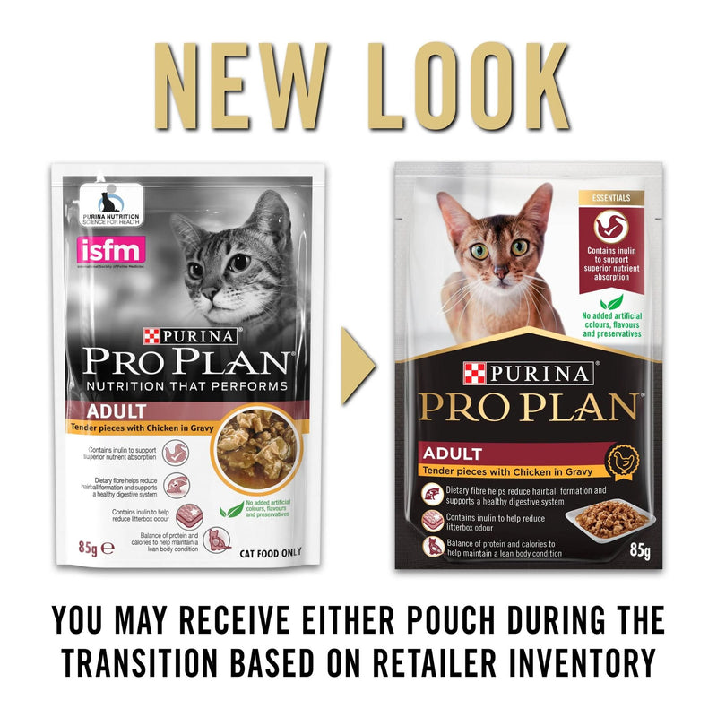 PRO PLAN Adult Chicken in Gravy Wet Cat Food