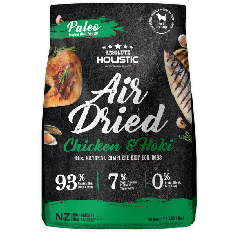 Absolute Holistic Air Dried Dog Food Chicken & Hoki