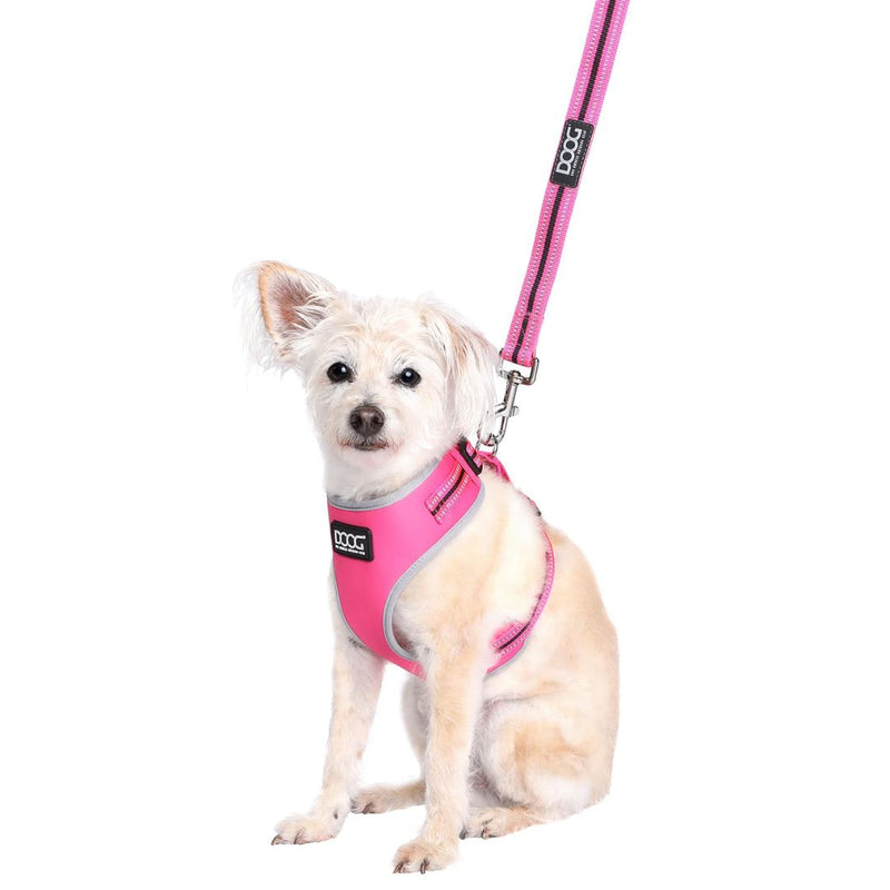 Doog Neoprene Dog Leash - (Neon High Vis) Lady | PeekAPaw Pet Supplies