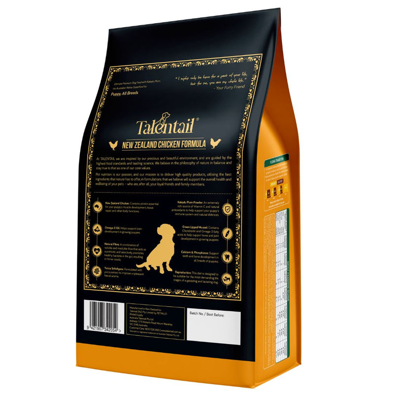 Talentail Ultimate Premium Puppy Food New Zealand Chicken