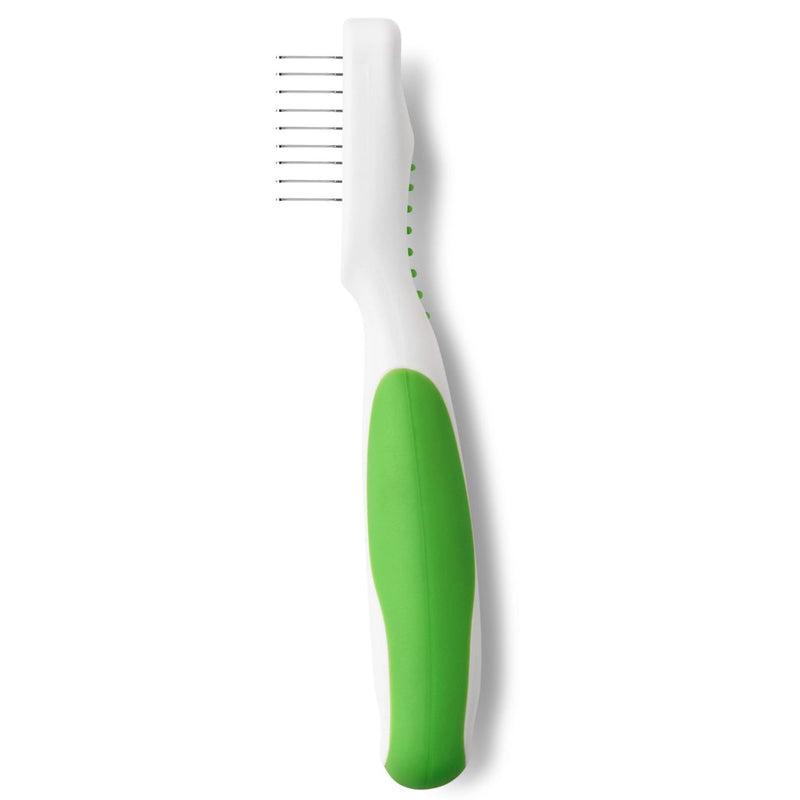 Andis Pet Grooming 9 Dematting Tool White Lime Green  | PeekAPaw Pet Supplies