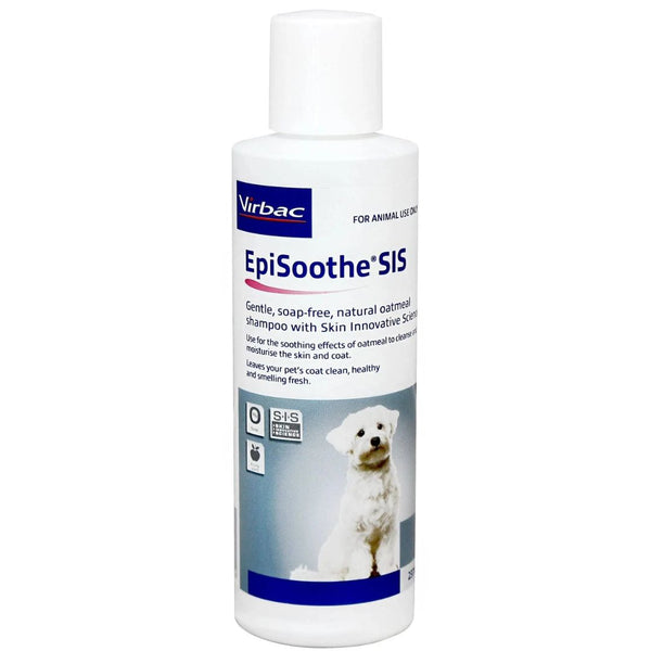 Virbac Episoothe SIS Moisturising Oatmeal Shampoo for Dogs - 237ml | PeekAPaw Pet Supplies